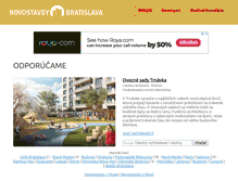 Tablet Screenshot of novostavby-bratislava.sk